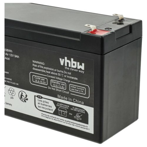 VHBW UPS Akku UP-VW1245P1, UP-RW1245P1 - 9000 mAh 12 V AGM