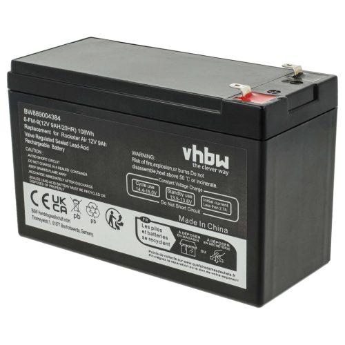 VHBW UPS Akku UP-VW1245P1, UP-RW1245P1 - 9000 mAh 12 V AGM