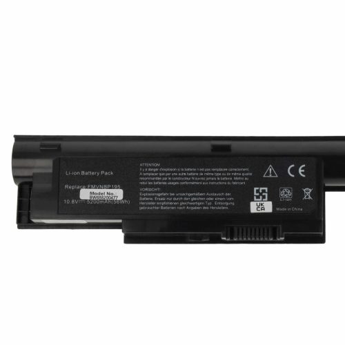 VHBW Notebook Akku FPCBP323AP, FMVNBP195, CP516151-01, FPCBP274 - 5200 mAh 10,8 V Li-Ion