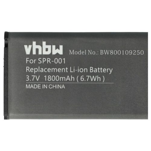 VHBW Game Console Battery SPR-001, SPR-003, SPR-A-BPAA-CO - 1800 mAh 3.7 V Li-Ion
