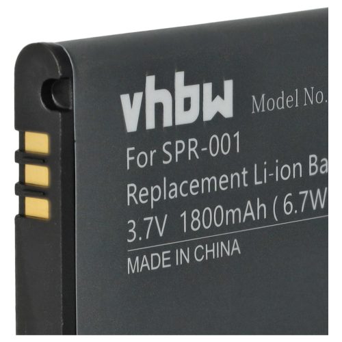VHBW Game Console Battery SPR-001, SPR-003, SPR-A-BPAA-CO - 1800 mAh 3.7 V Li-Ion