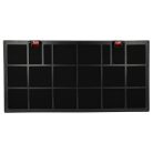 2x Aktivkohlefilter als Ersatz für AEG 0243271009 für Bauknecht Kochfeld - 43 x 21.2 x 2.7 cm