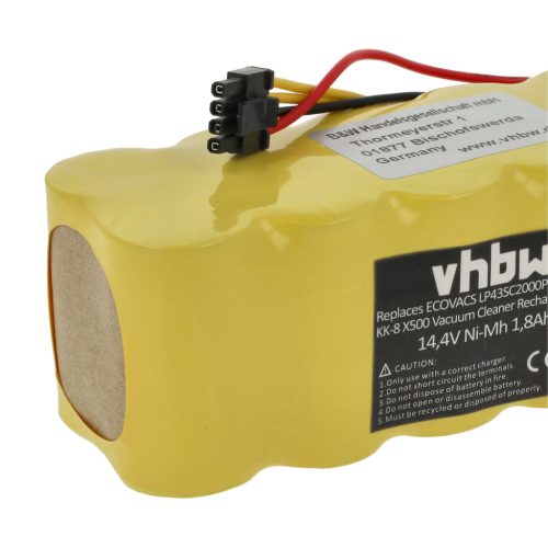 VHBW Akkumulátor Ariete LP43SC2000P, AT5186005100 - 1800 mAh 14,4 V NiMH