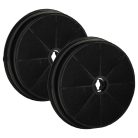 2x Activated Carbon Filter as Replacement for Beko 9174220018, 9199001580 for Proline Hob - 19 cm