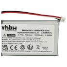 VHBW Remote Control Battery R0BATT00E0018, BH3V7L, AIRBM3V7L - 1200 mAh 3.7 V Li-polymer