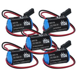   VHBW Ipari vezérlő Akkumulátor Siemens 575332TA, 146881, 575332, 143467 - 900 mAh 3 V Li-MnO2