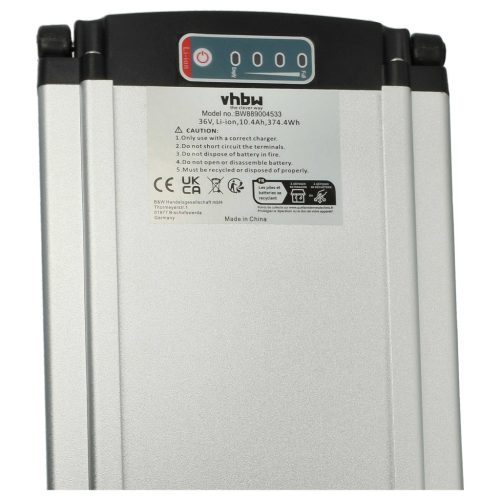 VHBW E-bike Battery EGO, Hapex, Keola, Stella - 10400 mAh 36 V Li-Ion