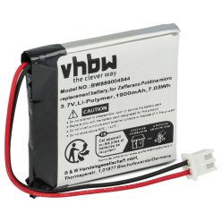   VHBW Akku Zafferano BAT04704004001000 - 1900 mAh 3,7 V Li-Polymer