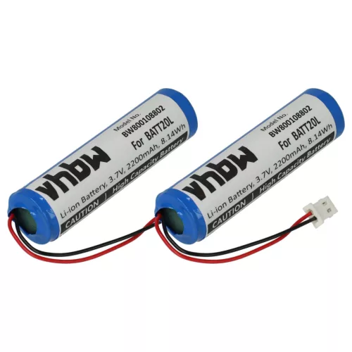 VHBW Radio Battery BATT20L - 2200 mAh 3.7 V Li-Ion