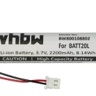 VHBW Radio Akku BATT20L - 2200 mAh 3,7 V Li-Ion