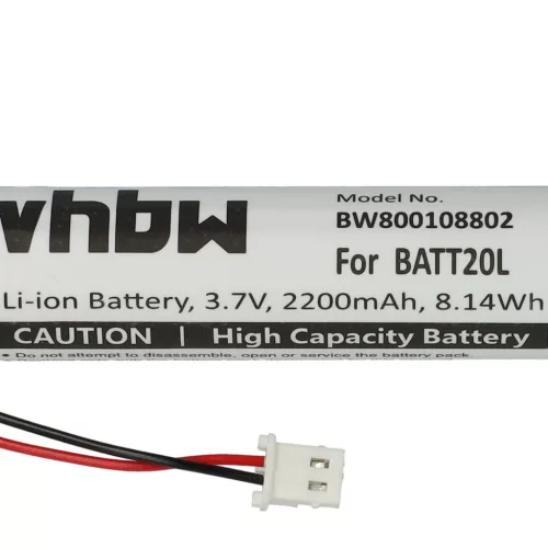 VHBW Radio Akku BATT20L - 2200 mAh 3,7 V Li-Ion