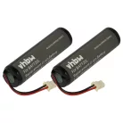 VHBW Radio Battery BATT20L - 2600 mAh 3.7 V Li-Ion