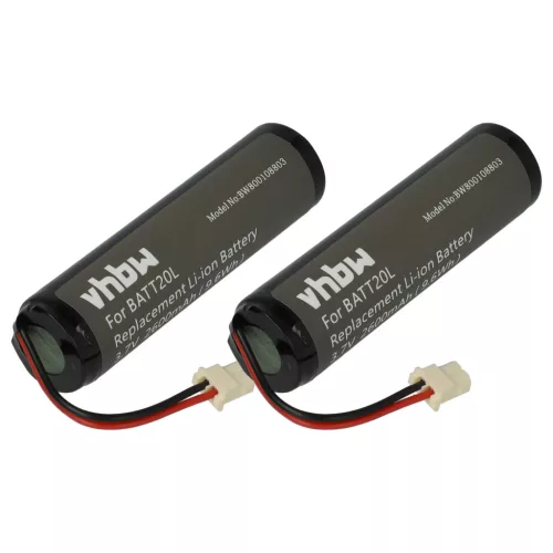VHBW Radio Battery BATT20L - 2600 mAh 3.7 V Li-Ion