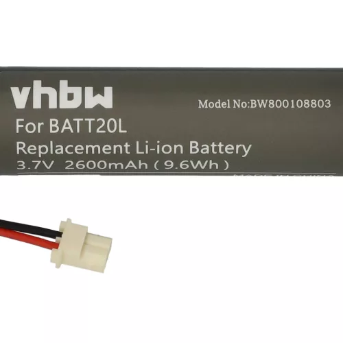VHBW Radio Battery BATT20L - 2600 mAh 3.7 V Li-Ion