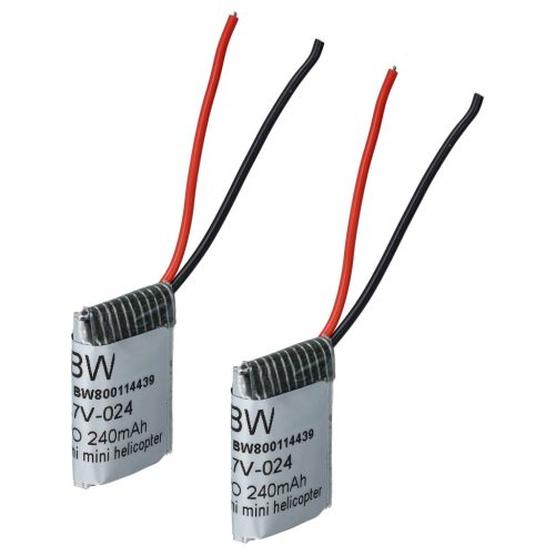 VHBW Drohnenakku Syma - 240 mAh 3,7 V Li-Ion