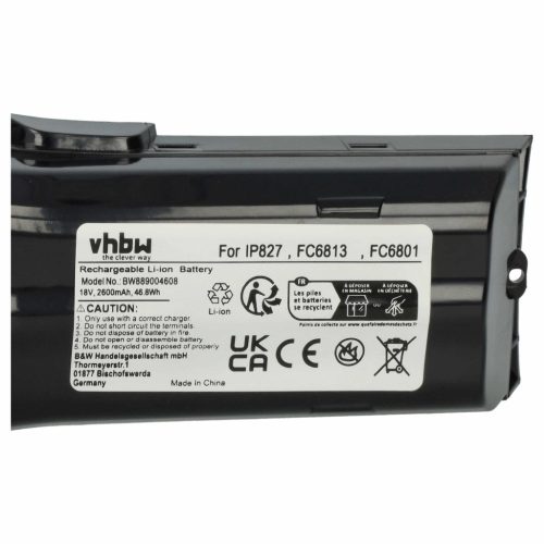 VHBW Akku Philips IP827, 300000517621 - 2600 mAh 18 V Li-Ion