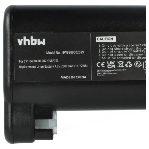 VHBW Akku AEG S91-0400410-SU2, OSBP72LI - 2600 mAh 7,2 V Li-Ion