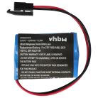 VHBW CNC Controller Battery GE Fanuc BR-AGCF2W - 2200 mAh 6 V Li-MnO2