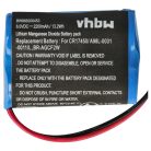VHBW CNC Controller Battery GE Fanuc BR-AGCF2W - 2200 mAh 6 V Li-MnO2