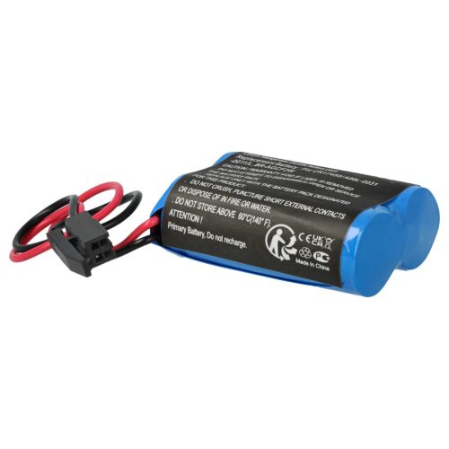 VHBW CNC Controller Battery GE Fanuc BR-AGCF2W - 2200 mAh 6 V Li-MnO2
