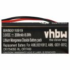 VHBW Ipari vezérlő Akkumulátor FDK CR8-LHC - 2000 mAh 3 V Li-MnO2