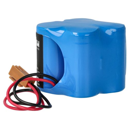 VHBW Ipari Vezérlő Akkumulátor Dantona Matt Pack (barna csatlakozóval) - 2400 mAh 6 V Li-MnO2