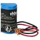 VHBW Ipari Vezérlő Akkumulátor Dantona Matt Pack (barna csatlakozóval) - 2400 mAh 6 V Li-MnO2