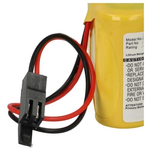 VHBW RAID Vezérlő Akkumulátor A98L-0031-0025, BR-2/3AGCT4A, A06B-6114-K504 - 2900 mAh 6 V Li-MnO2