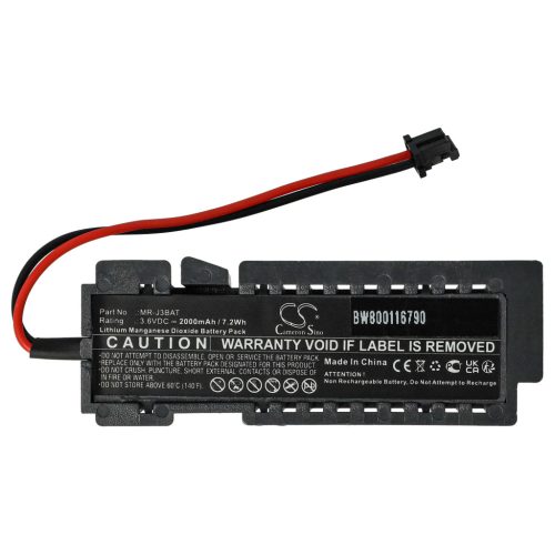 VHBW Szervo erősítő Akkumulátor Mitsubishi MR-J3BAT helyett - 2000 mAh 3,6 V Li-MnO2