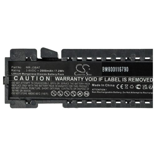 VHBW Szervo erősítő Akkumulátor Mitsubishi MR-J3BAT helyett - 2000 mAh 3,6 V Li-MnO2