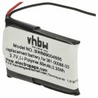 VHBW Smartwatch Akku 361-00088-00 - 80 mAh 3,7 V Li-Polymer
