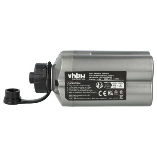 VHBW Redőny Akkumulátor Daiwa RB-CC4002, BM2500, BM2300, BM2900, BM2600 - 5000 mAh 14,8 V Li-Ion