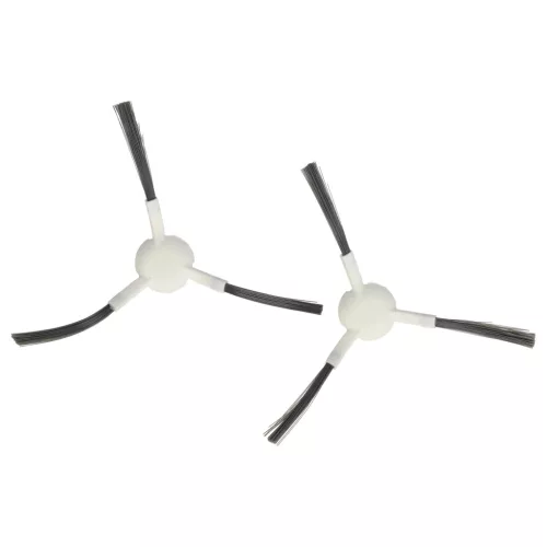 VHBW Side Brush for Dreame, Xiaomi, Mova L10 Robot Vacuum - 3-armed, white, gray