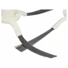 VHBW Side Brush for Dreame, Xiaomi, Mova L10 Robot Vacuum - 3-armed, white, gray