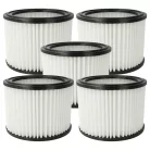 VHBW Vacuum Cleaner Filter Element for Hitachi / HiKOKI 4100601 - 5 pieces