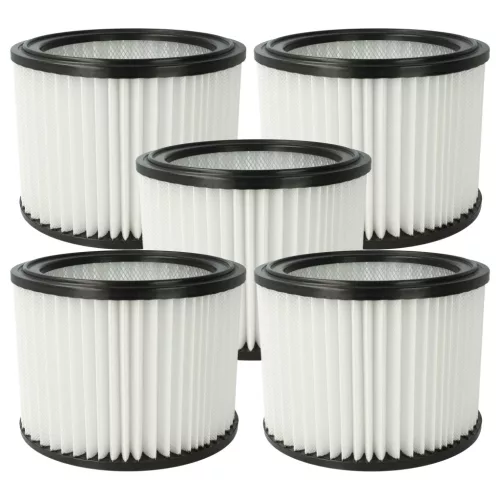 VHBW Vacuum Cleaner Filter Element for Hitachi / HiKOKI 4100601 - 5 pieces