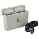 VHBW Akku-Ladegerät USB-C + USB-C Kabel für DJI Osmo ACTION 5, Action 3, Action 4, Action 5 Pro Digitalkamera - 4,5 V