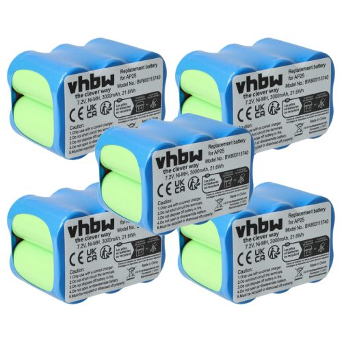 VHBW Electric Tool Battery Pellenc AP25 - 3000 mAh 7.2 V NiMH