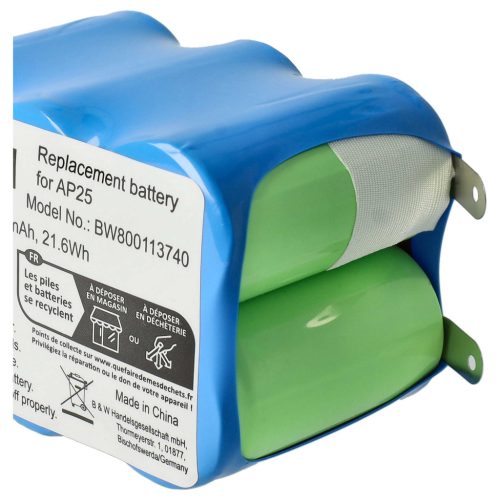 VHBW Electric Tool Battery Pellenc AP25 - 3000 mAh 7.2 V NiMH