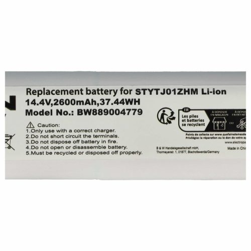 VHBW Akku anstelle Xiaomi P1904-4S1P-MM - 2600 mAh 14,4 V Li-Ion