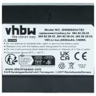 VHBW Battery Husqvarna 5848228-01, 5848428-02, 584 84 28-02, 5848528-01, 5848528-02 - 6000 mAh 18 V Li-Ion