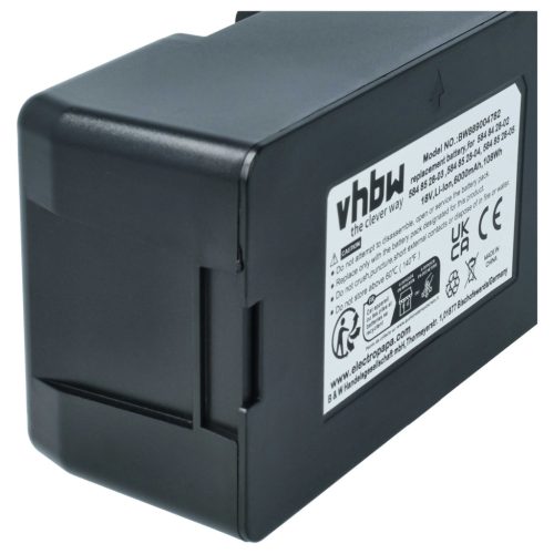 VHBW Battery Husqvarna 5848228-01, 5848428-02, 584 84 28-02, 5848528-01, 5848528-02 - 6000 mAh 18 V Li-Ion