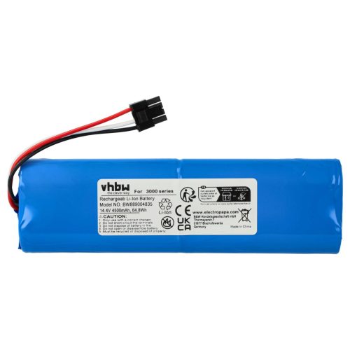 VHBW Akku für Philips C1048A2 - 4500 mAh 14,4 V Li-Ion