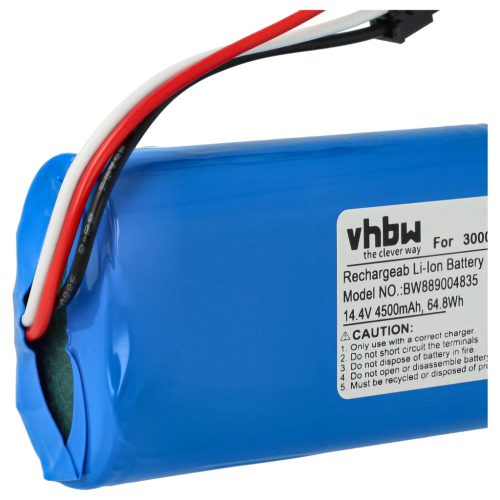 VHBW Akku für Philips C1048A2 - 4500 mAh 14,4 V Li-Ion