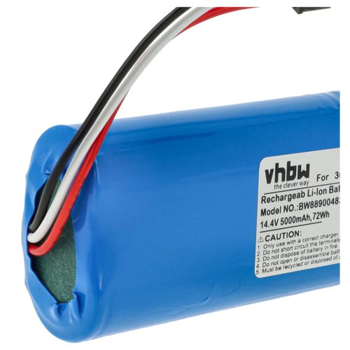 VHBW Akku für Philips C1048A2 - 5000 mAh 14,4 V Li-Ion