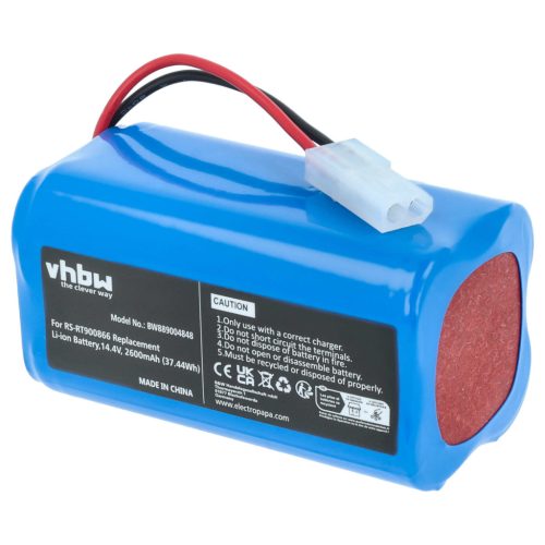 VHBW Battery Rowenta RS-RT900866 replacement - 2600 mAh 14.4 V Li-Ion