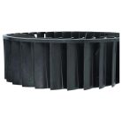 Fan Wheel replaces Bauknecht C00738545, 481010425277 for Bauknecht Tumble Dryer etc. - Black