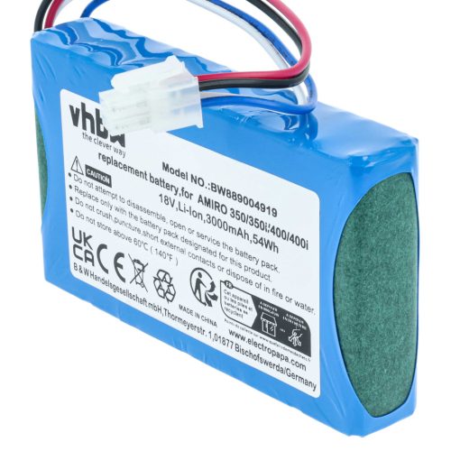 VHBW Battery Yard Force 1920726 - 3000 mAh 18 V Li-Ion
