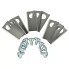 VHBW Lawn Mower Blade WA0176 - 18 pcs Stainless Steel