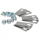 VHBW Lawn Mower Blade WA0176 - 18 pcs Stainless Steel